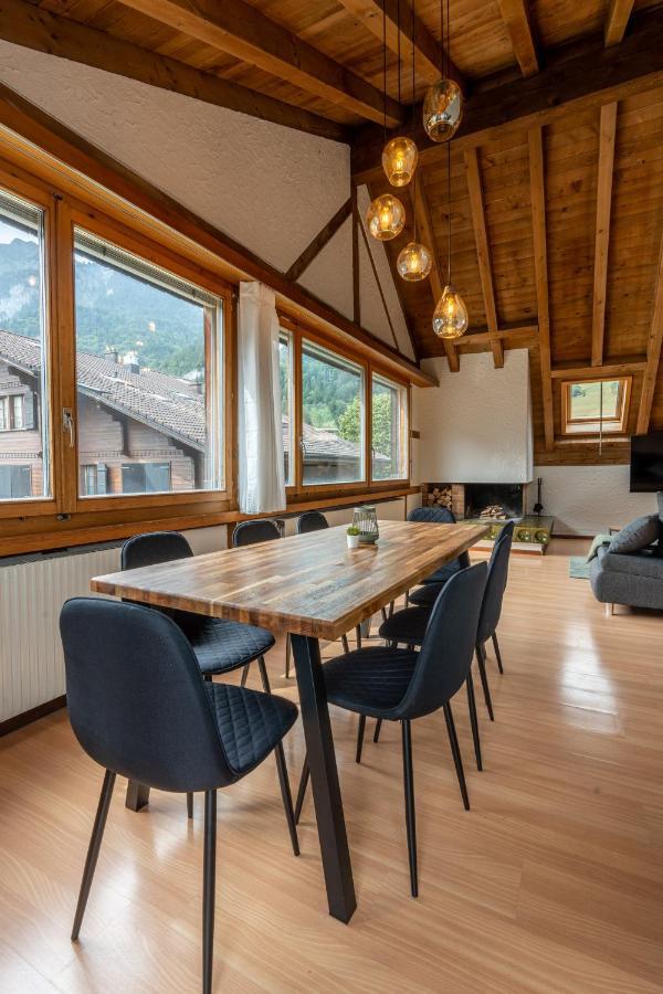 Jungfrau-View Apartment, Terrace & Free Parking Wilderswil Exterior foto