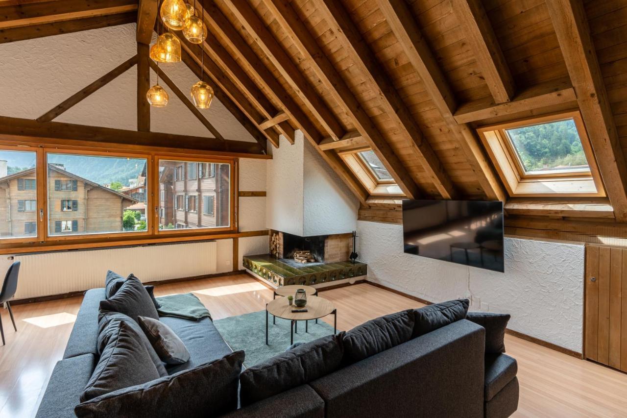 Jungfrau-View Apartment, Terrace & Free Parking Wilderswil Exterior foto