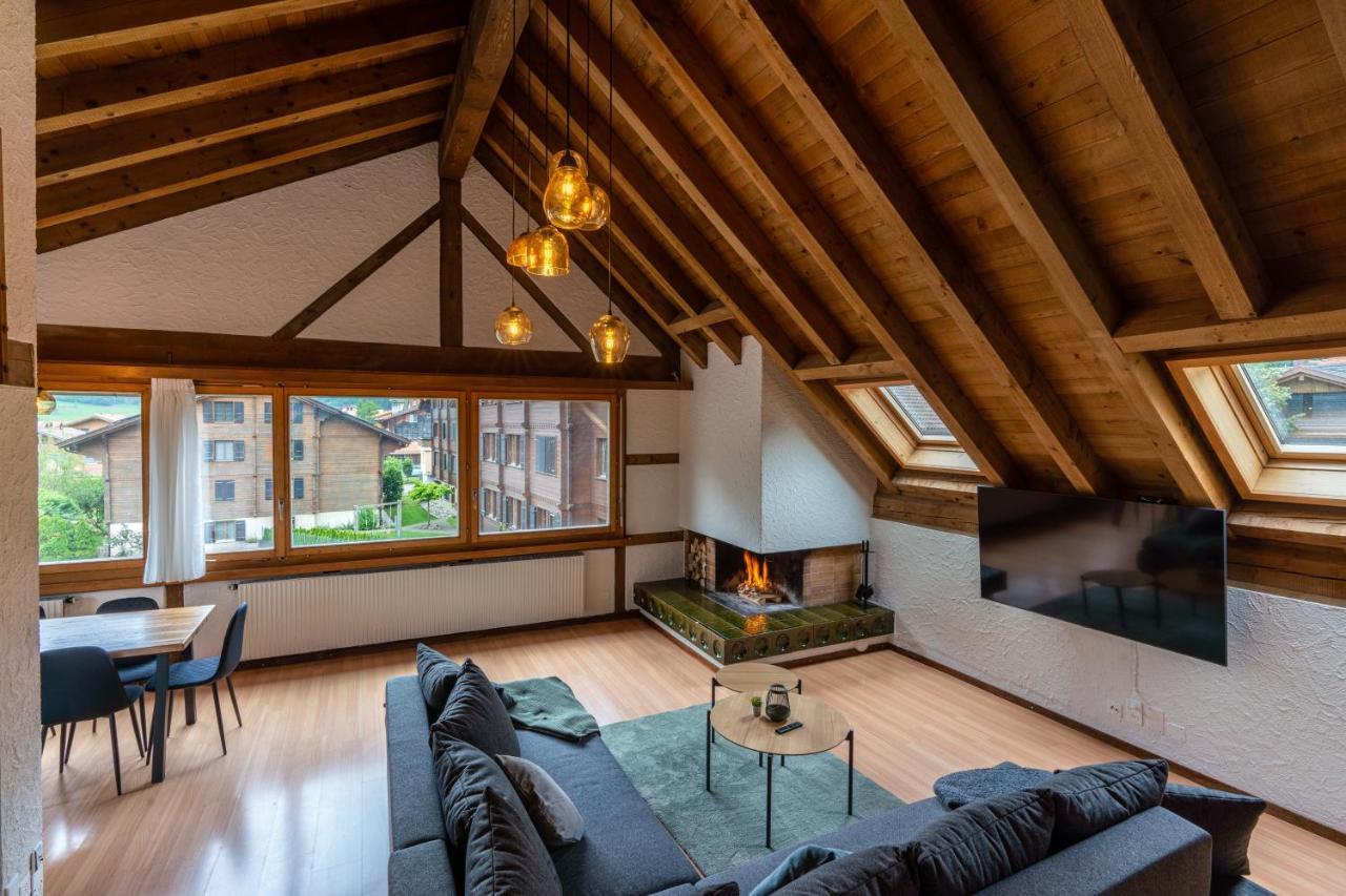 Jungfrau-View Apartment, Terrace & Free Parking Wilderswil Exterior foto